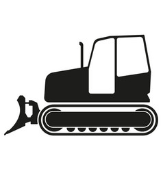 Tractor Or Bulldozer Icon