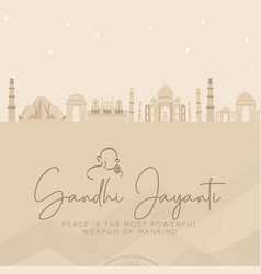 Gandhi Jayanti Banner Design