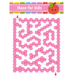 Rectangular Color Maze Game For Kids Funny