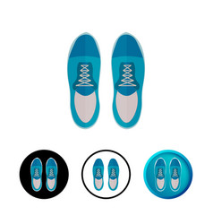 Abstract Man Shoe Icon