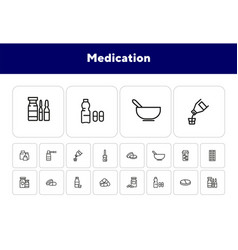 Medication Icon Set