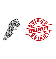 Beirut Rubber Seal And Lebanon Map Aviation