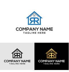 Rr Letter Real Estate Realty Logo Template