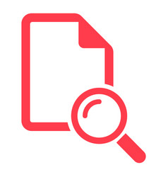 Search Result Icon Research Data Report Sign