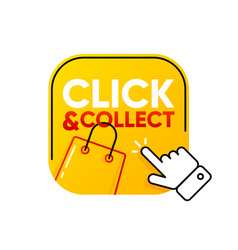 Click And Collect With Computer Mouse Pointer