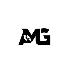 Letter Amg Eye Monogram Logo