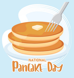 Pancake Day Poster Traditional Food