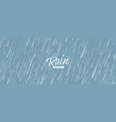 Realistic Blue Rain Texture Rainfall Water Drops