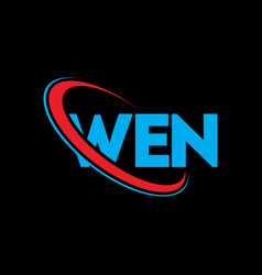 Wen Logo Letter Letter Logo Design