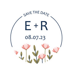 Floral Wedding Logo