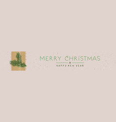 Merry Christmas Eco Friendly Gift Nature Banner