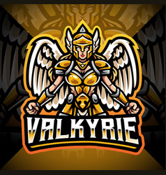 Valkyrie Esport Mascot Logo Design