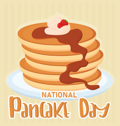 Pancake Day Poster Traditional Food