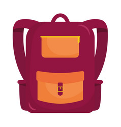 Red Backpack Icon