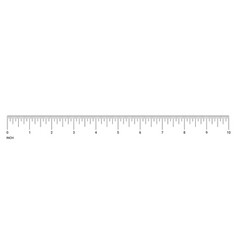 Ruler cm measurement numbers scale Royalty Free Vector Image