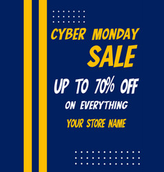 Cyber Monday Big Sale Flyer Poster Design