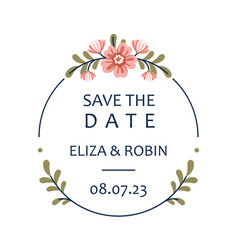 Floral Wedding Logo