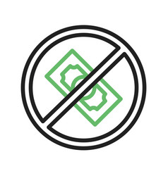 No Money Icon Image