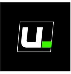 Ul Company Name Initial Letters Icon U Typography