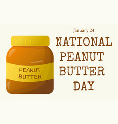 National Peanut Butter Day In Jar