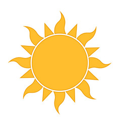 Sun Shape Symbol Of Simple