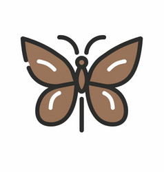 Brown Butterfly Design