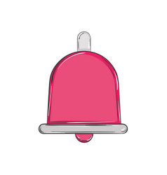 Isolated School Bell Supply Sketch Icon