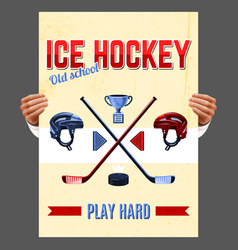 Ice Hockey Poster