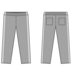 Sports Jersey Pants Template Gray And White