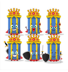 A Charismatic King Blue Long Gift Box Cartoon