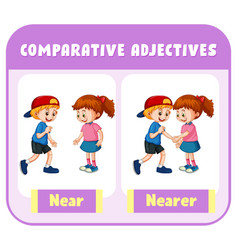 Comparative Adjectives For Word Near