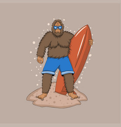 A Cool Ape Is Going To Surf