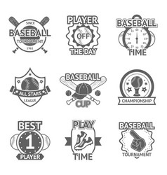 Baseball Emblems Set