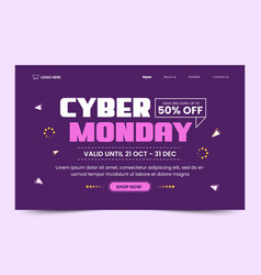 Cyber Monday Landing Page Template Is Easy