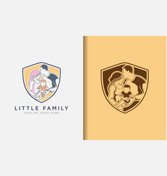 Little Family Logo Design A Consists