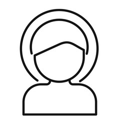 Saint Person Icon Outline Art Image