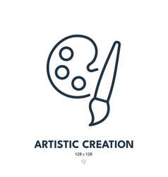 Artistic Creation Icon Painting Palette