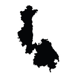 Khabarovsk Krai Map Silhouette