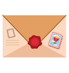 Envelope Mail With Stamp