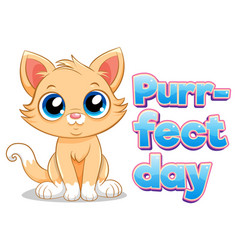 A Purr-fect Day Funny Animal Cartoon Picture