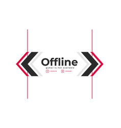 Stylish Offline Gaming Sporty Twitch Banner Design