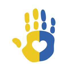 World Down Syndrome Day Handprint With Heart