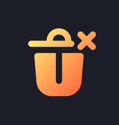 Canceled Removal Orange Solid Gradient Ui Icon