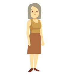 Middle Age Woman Character Female Adult Character