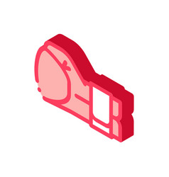 Boxing Glove Fist Isometric Icon