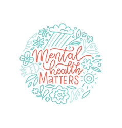 Mental Health Matters - Lettering Round