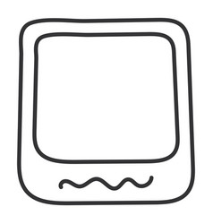 Picture Frame Sketch Icon Hand Draw