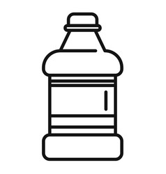 Plastic Water Bottle Line Art