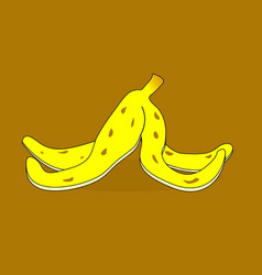 Cartoon Banana Skin