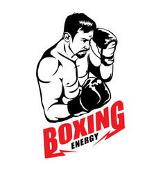 Boxing Man Logo Design